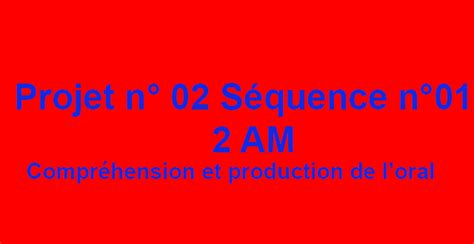 exercices de td 2am|Projet:02 :Séquence n°02 :2AM .